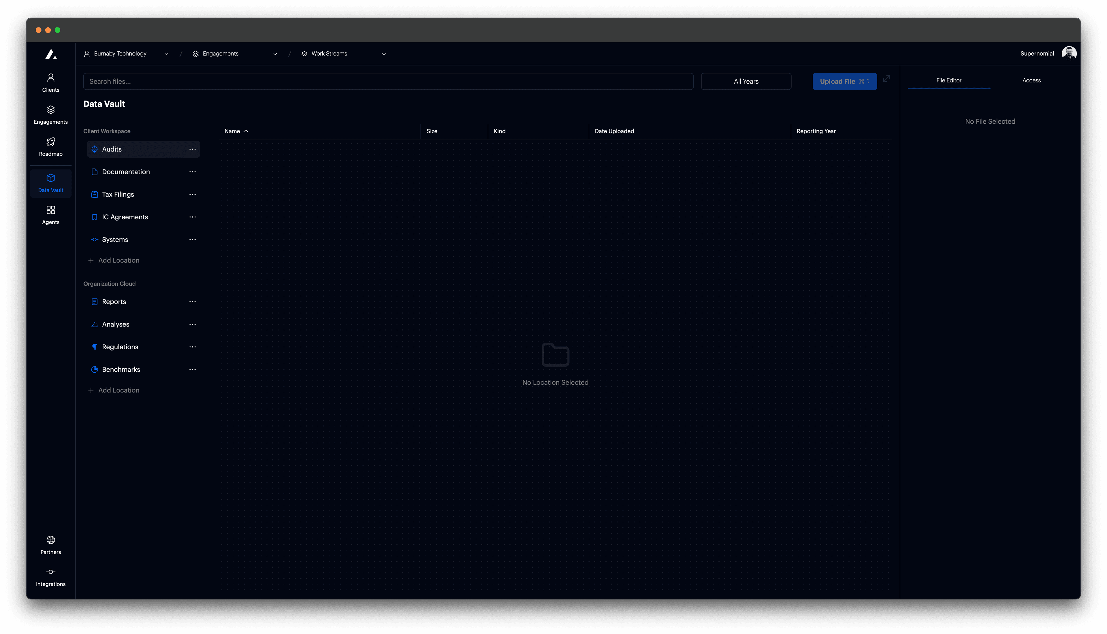 t0 screenshot - New organization details