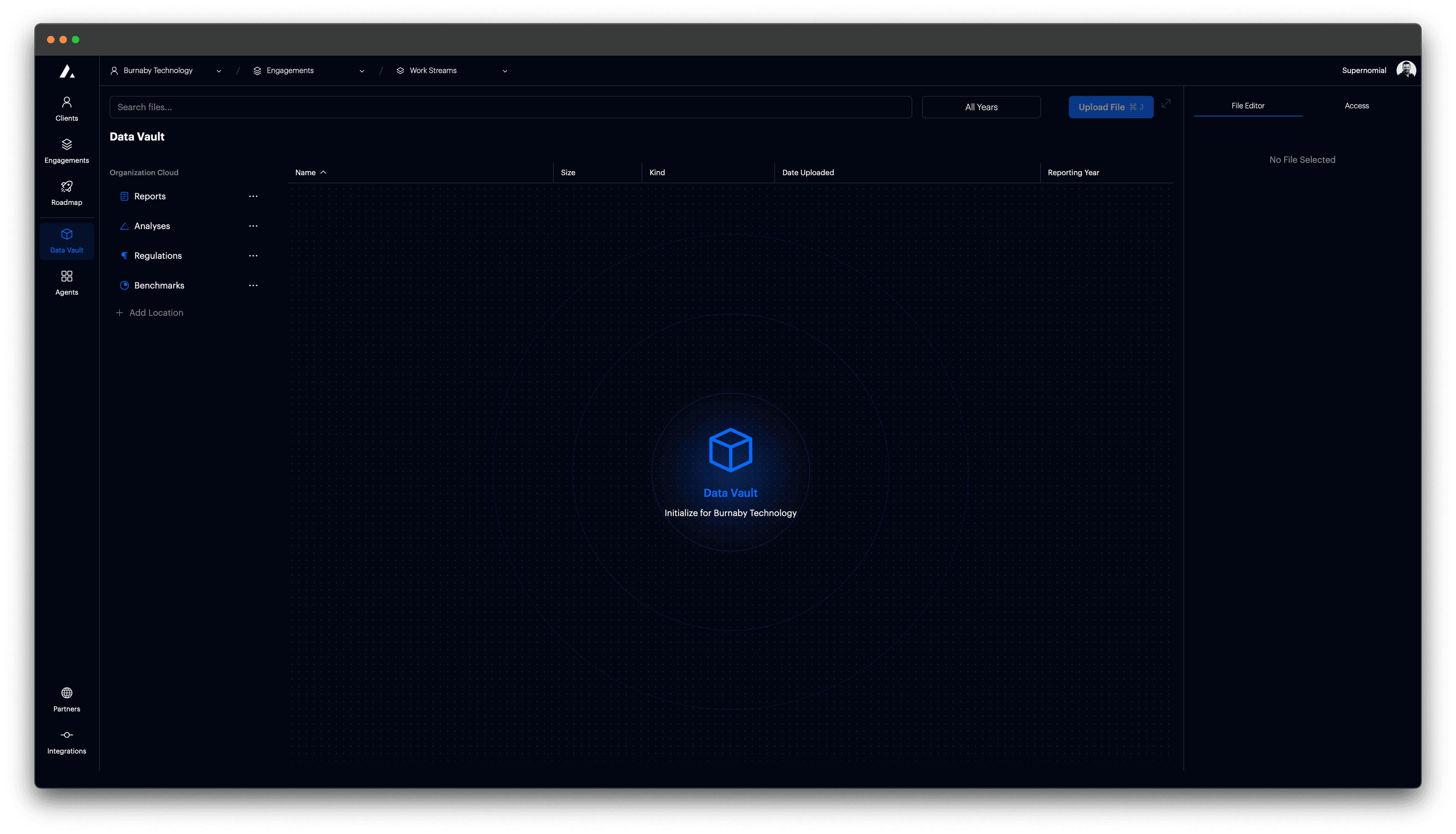 t0 screenshot - New organization details