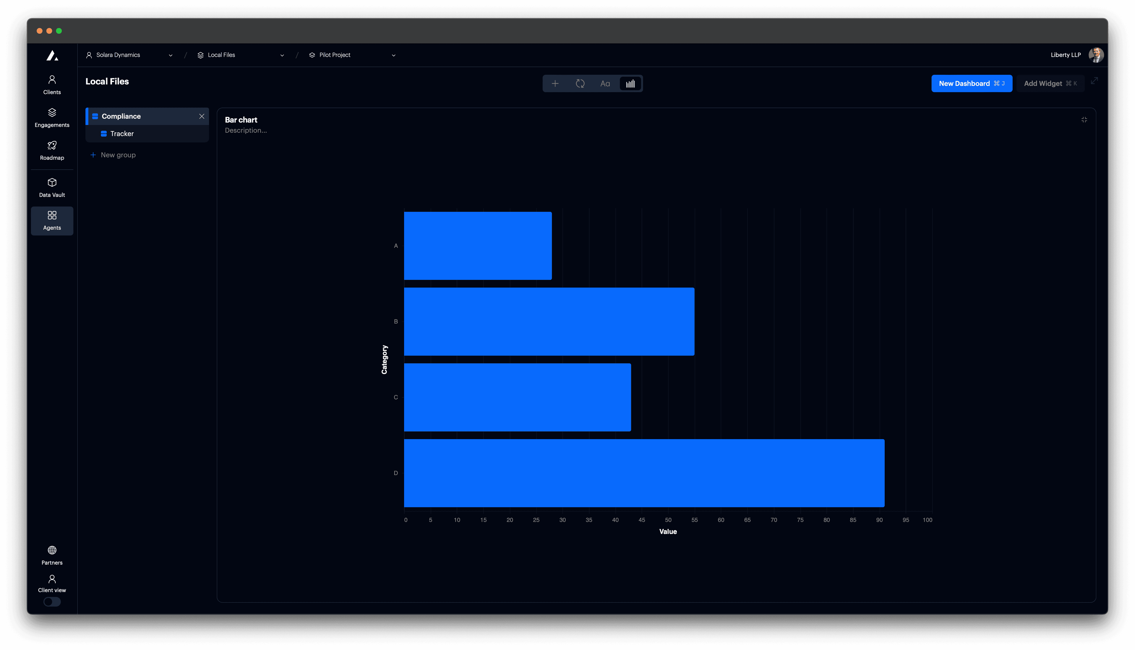 t0 screenshot - Add horizontal bar chart