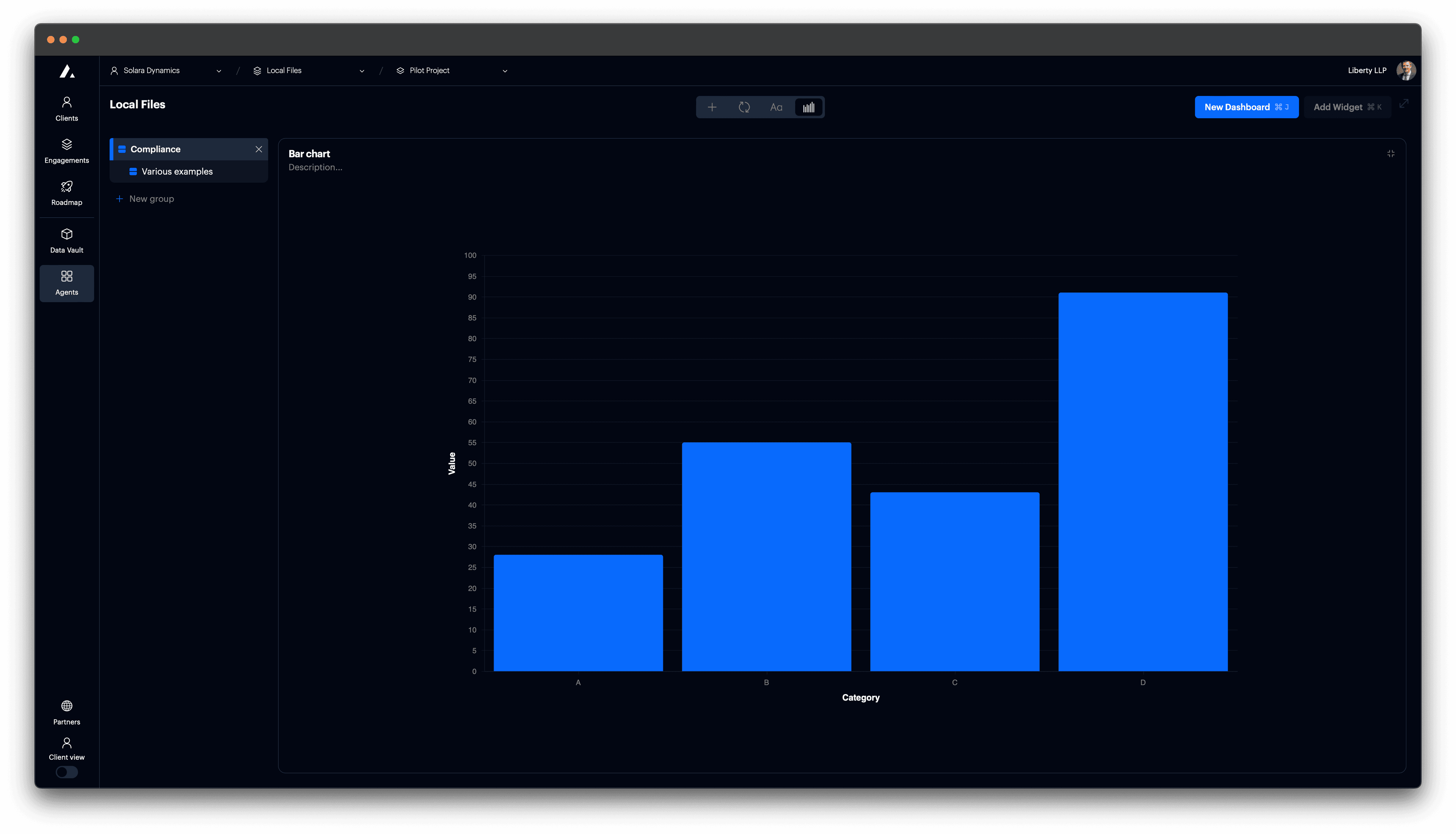 t0 screenshot - Add vertical bar chart