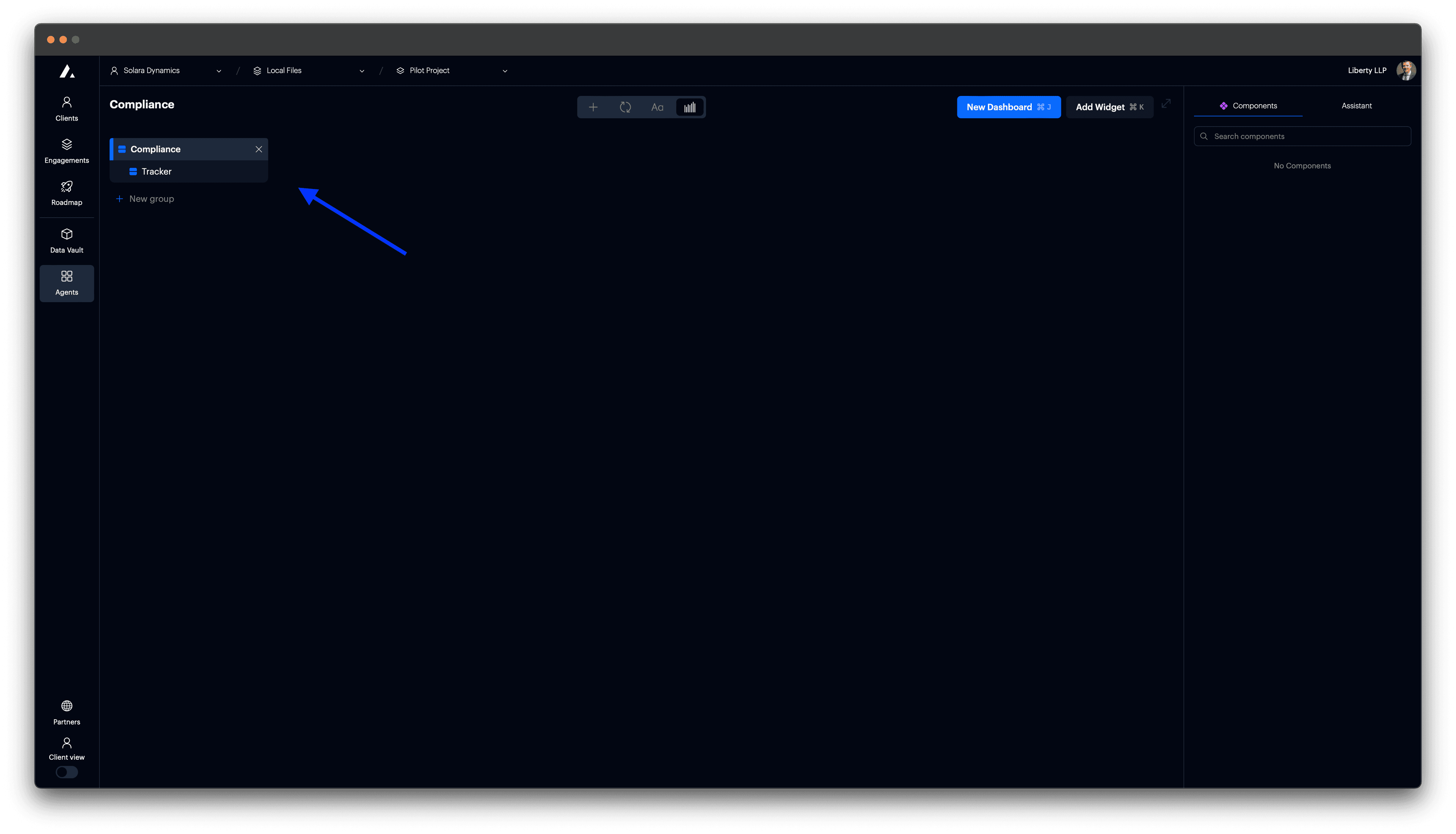 t0 screenshot - Organize dashboards